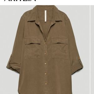 Babaton utility button up xs